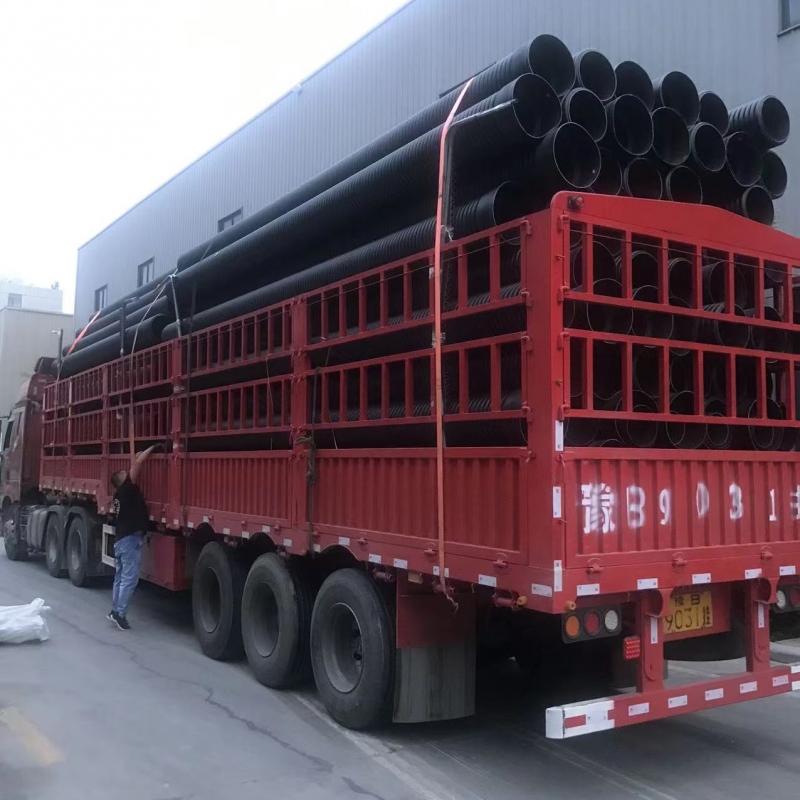 双壁波纹管发货