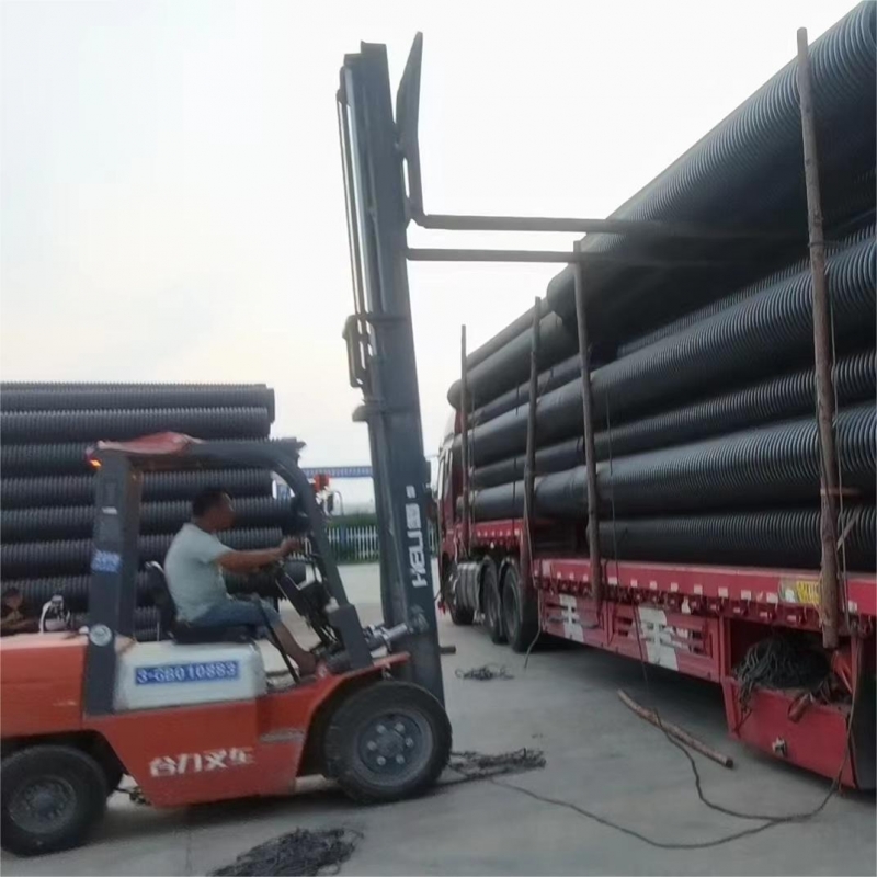 双壁波纹管发货